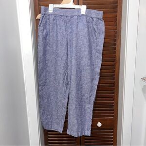 Sonoma Cropped Elastic Waist Pants